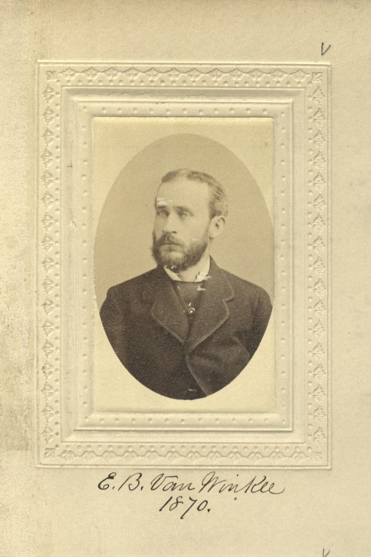 Member portrait of E. B. Van Winkle